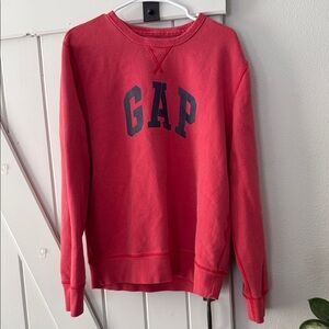 GAP Vibrant Red Crewneck Sweatshirt